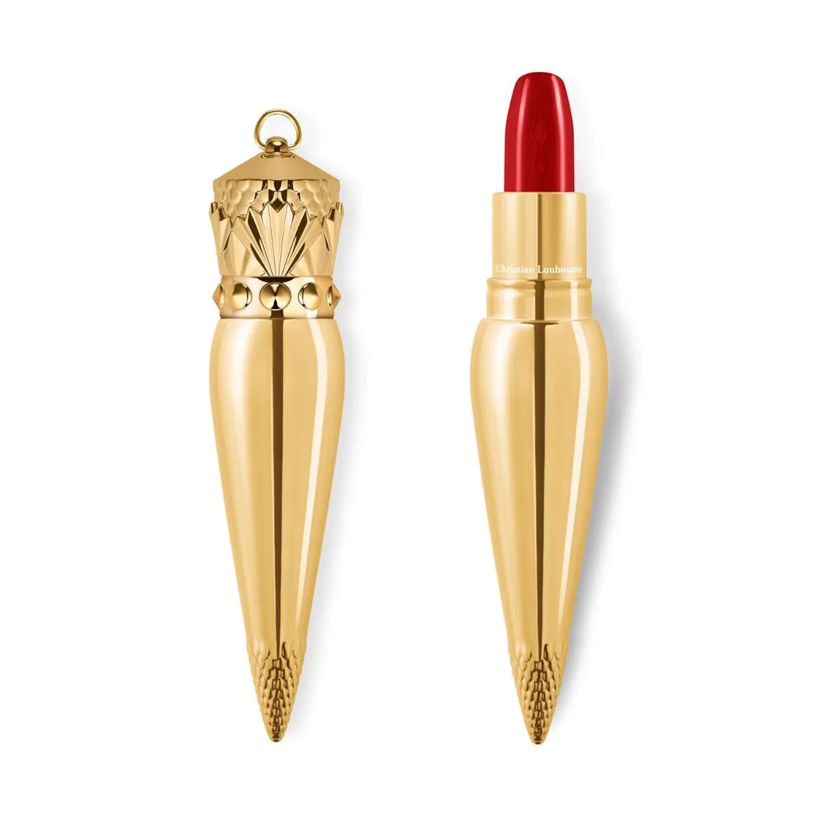 Christian Louboutin Rouge Louboutin Silky Satin – Satin lipstick – Rouge Louboutin 001 - Beauty - front view